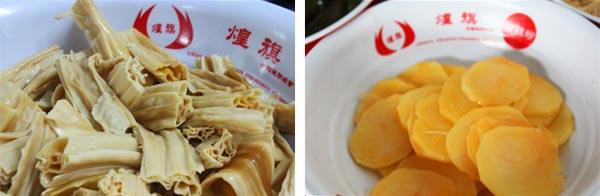 煌旗四川涼菜培訓(xùn)學(xué)員實(shí)操課食材2