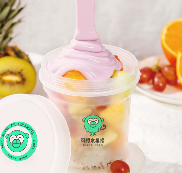 酸奶水果撈