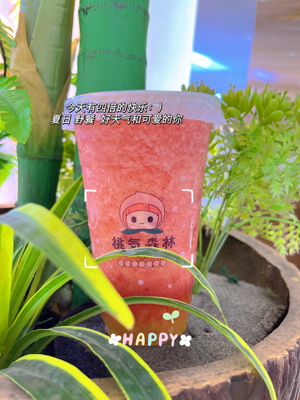 桃気森林茶飲
