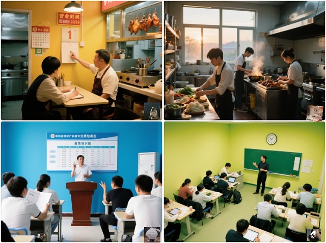 學(xué)鹵菜實(shí)體店和培訓(xùn)班學(xué)習(xí)時(shí)間