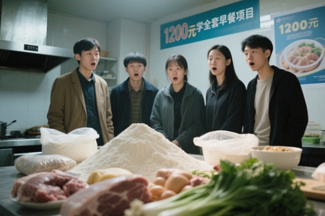 早餐培訓(xùn)過程中需要消耗的食材