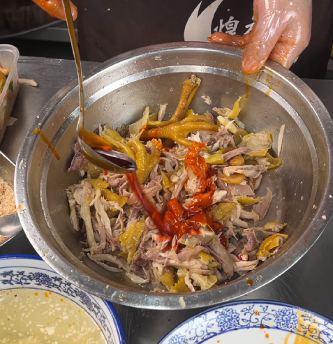 煌旗教學(xué)手撕雞