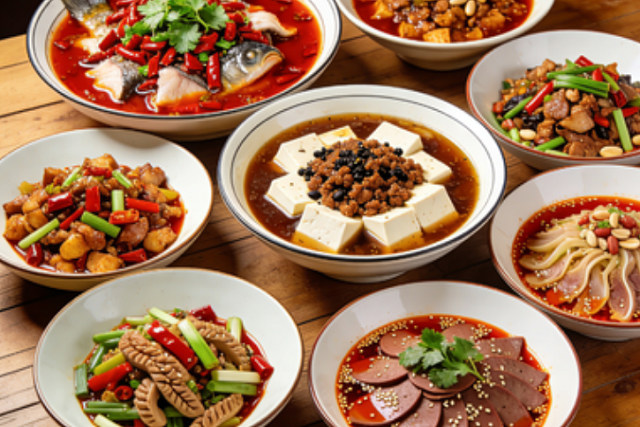 各種各樣的川菜