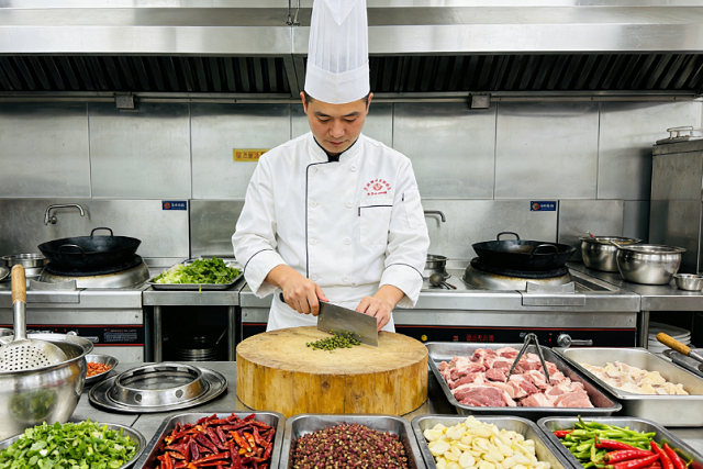 器具齊全的川菜培訓(xùn)環(huán)境