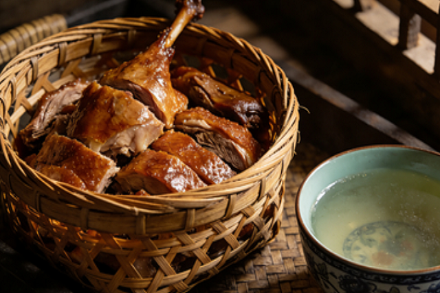 切好 的潮汕鹵鵝